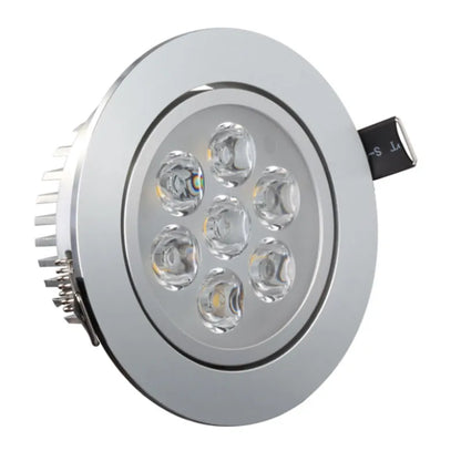 Lampara Spot Dirigible 7w Aluminio Blanco o Cálido Lumicraft _ Aguiled