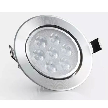 Lampara Spot Dirigible 7w Aluminio Blanco o Cálido Lumicraft _ Aguiled