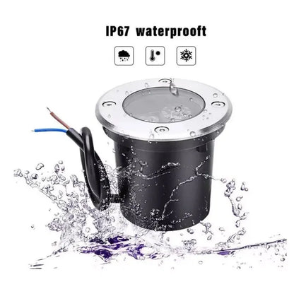 Lámpara de Piso Empotrable Led 3w Luz Cálida o Luz Blanco Frío