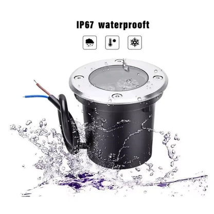 Lámpara de Piso Empotrable Led 3w Luz Cálida o Luz Blanco Frío