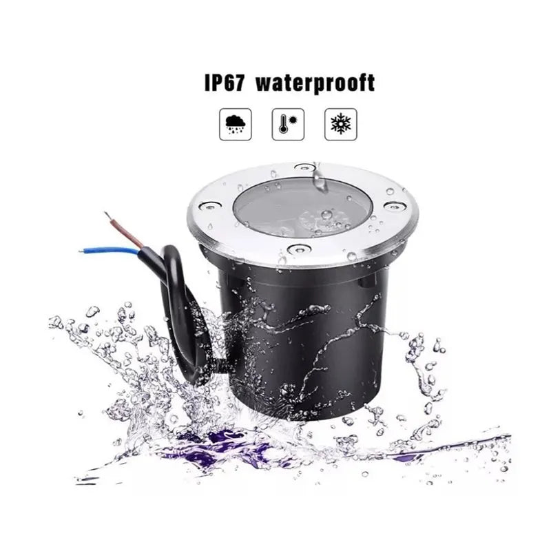 Lámpara de Piso Empotrable Led 5w Luz Cálida o Luz Blanco Frío Lumicraft