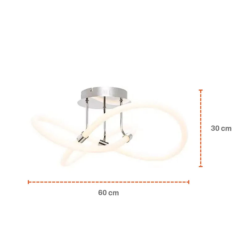 Lámpara para Plafón de Led 100w Nudo Luz Blanca o Luz Cálida SomLuz