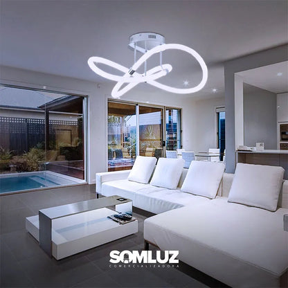 Lámpara para Plafón de Led 100w Nudo Luz Blanca o Luz Cálida SomLuz