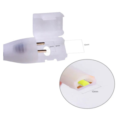 Manguera Led COB 127v Luz Cálida o Luz Blanca 25m IP65 Exterior Lumicraft