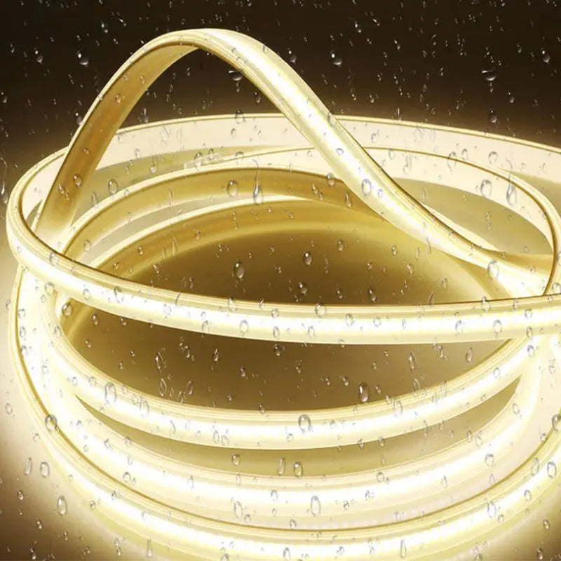 Manguera Led COB 127v Luz Cálida o Luz Blanca 25m IP65 Exterior Lumicraft