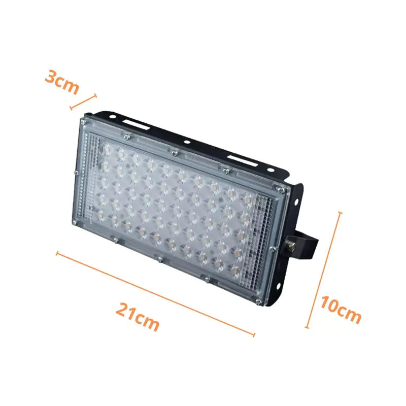 Reflector Led 50w Económico Rectangular Luz Blanca o Luz Cálida