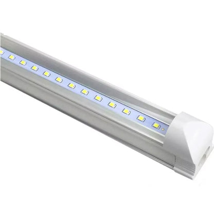 Regleta Led 40w Base Integrada Aluminio 240cm Opalino o Transparente Luz Blanca Lumicraft