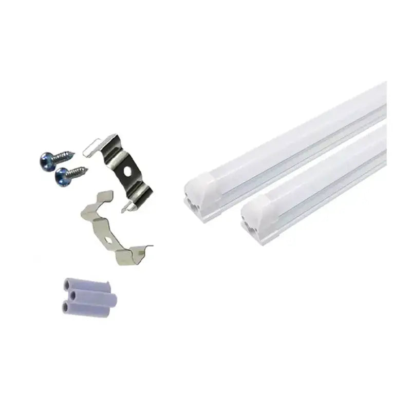 Regleta Led 40w Base Integrada Aluminio 240cm Opalino o Transparente Luz Blanca Lumicraft