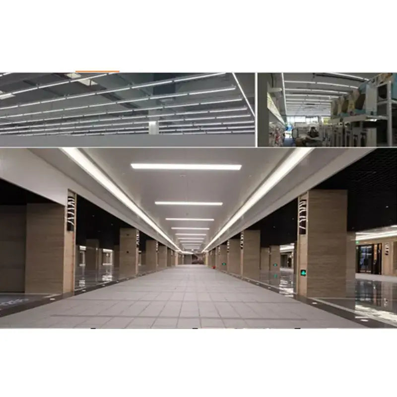 Regleta Led 40w Base Integrada Aluminio 240cm Opalino o Transparente Luz Blanca Lumicraft
