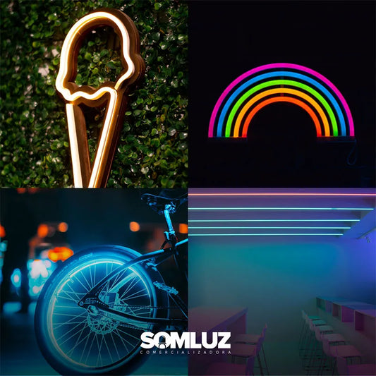 Tira Led Neón Flex 5m Color a Elegir Lumicraft