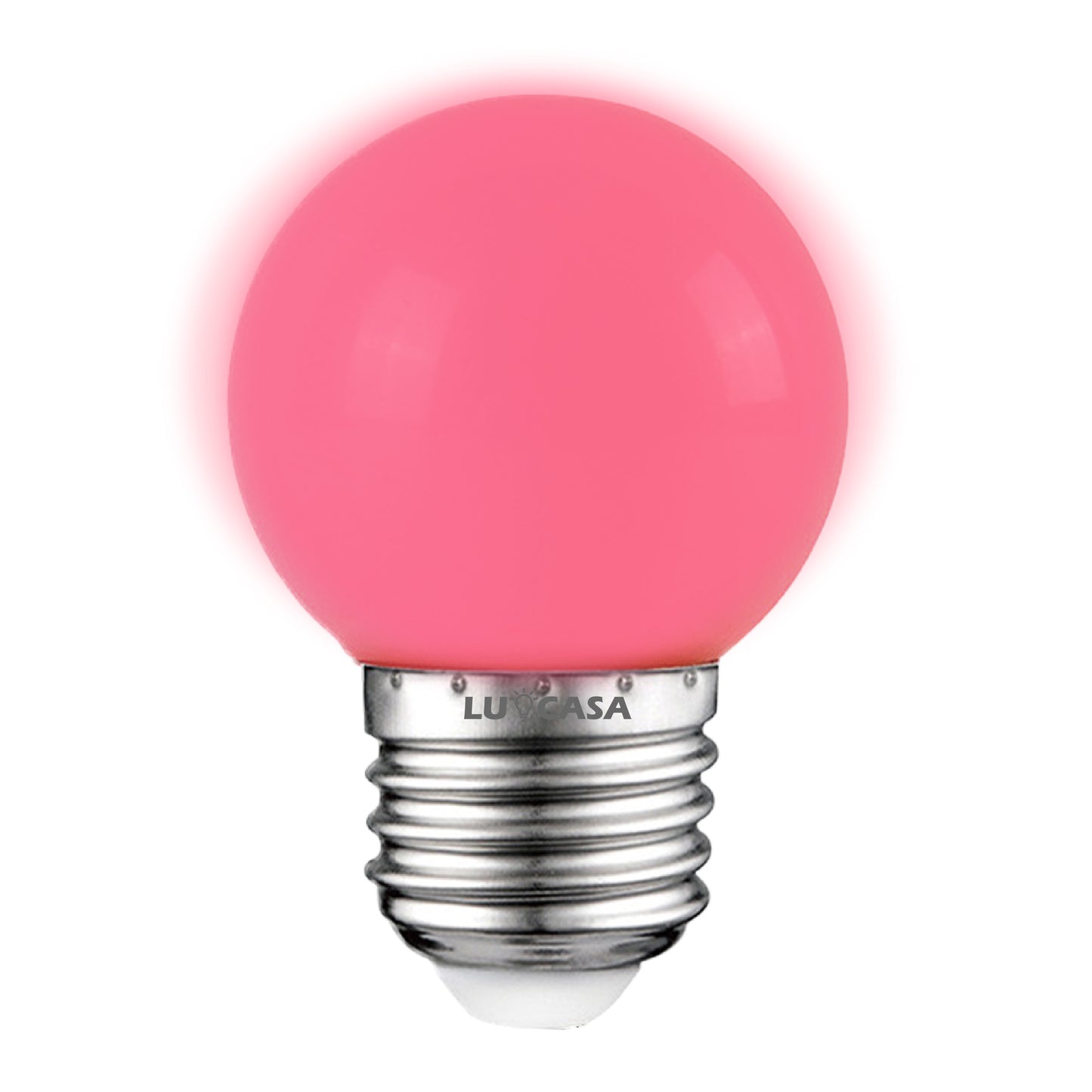 Foco Led Mini Bombilla De Colores G45 Base E27 E26
