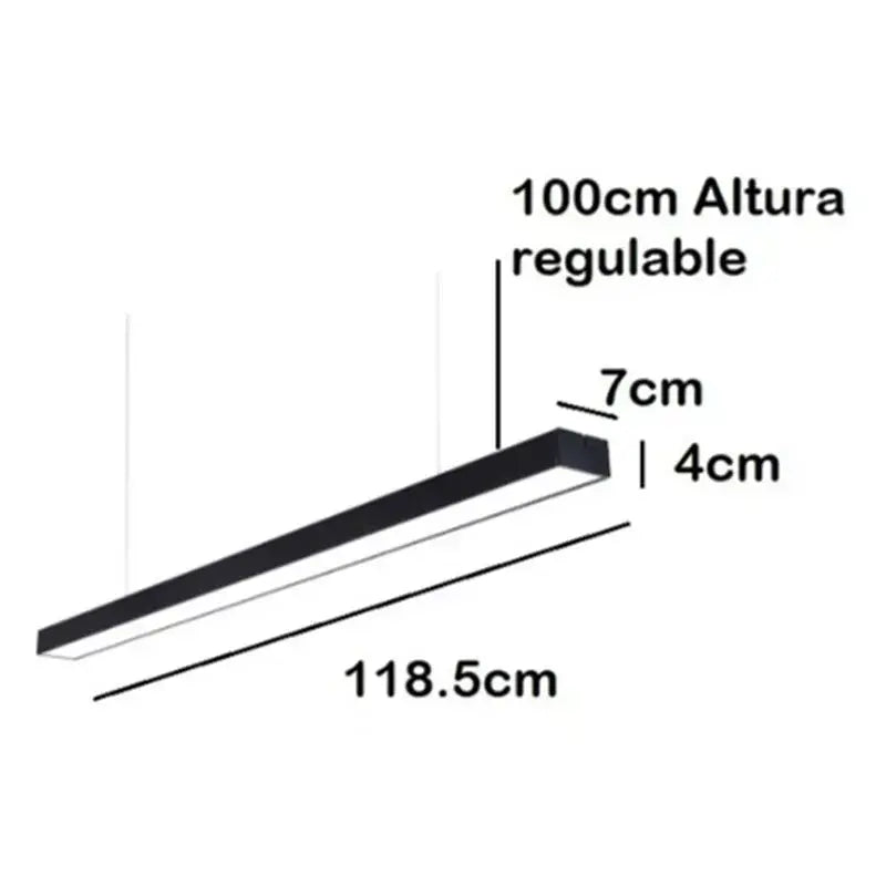 Lámpara Colgante para Oficina Minimalista de Led 24w Aguiled
