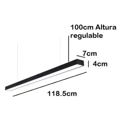 Lámpara Colgante para Oficina Minimalista de Led 24w Aguiled