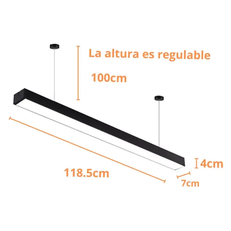 Lámpara Colgante para Oficina Minimalista de Led 24w Aguiled